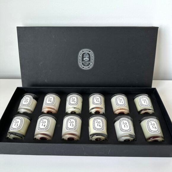Diptyque Set of 12 Scented Mini Candles 2007-2018 Limited Edition - Picture 1 of 10